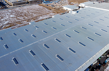 三角型連體電動消防排煙天窗